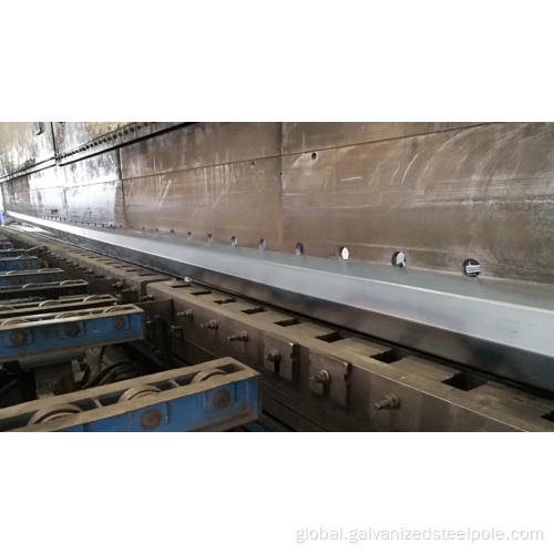 Electrical Metal Post 9M Galvanized Distribution Electrical Metallic Sheet Poles Manufactory